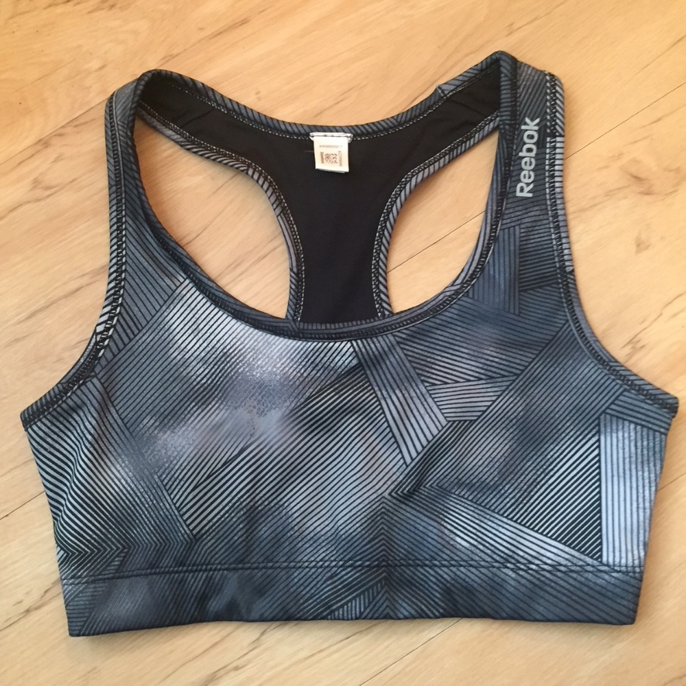 Reversible Silver Reebok Sports Bra